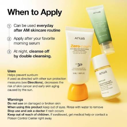 Zero Cast sunscreen,